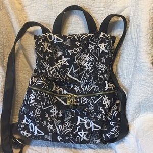 Steve Madden Graffiti nylon backpack